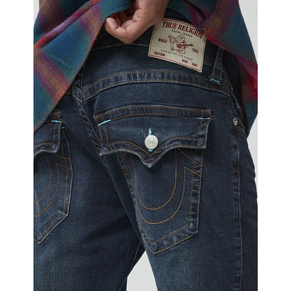 True‎ Religion Ricky Flap Relaxed Straight Leg Jeans Men Size 30 x 32 New